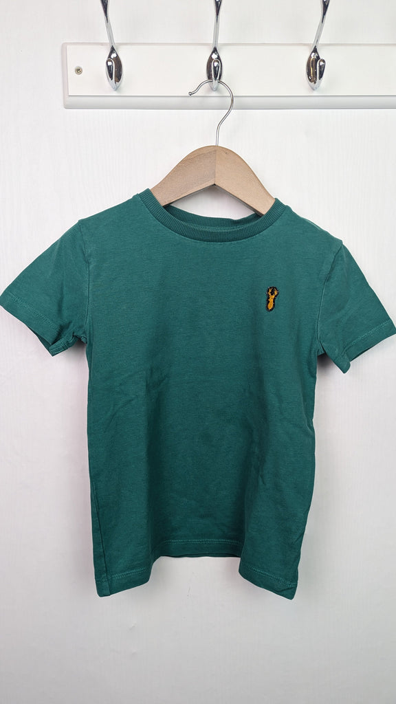 Next Green Short Sleeve Top - Boys 4 Years Next Used, Preloved, Preworn & Second Hand Baby, Kids & Children's Clothing UK Online. Cheap affordable. Brands including Next, Joules, Nutmeg Morrisons, TU, F&F, H&M.