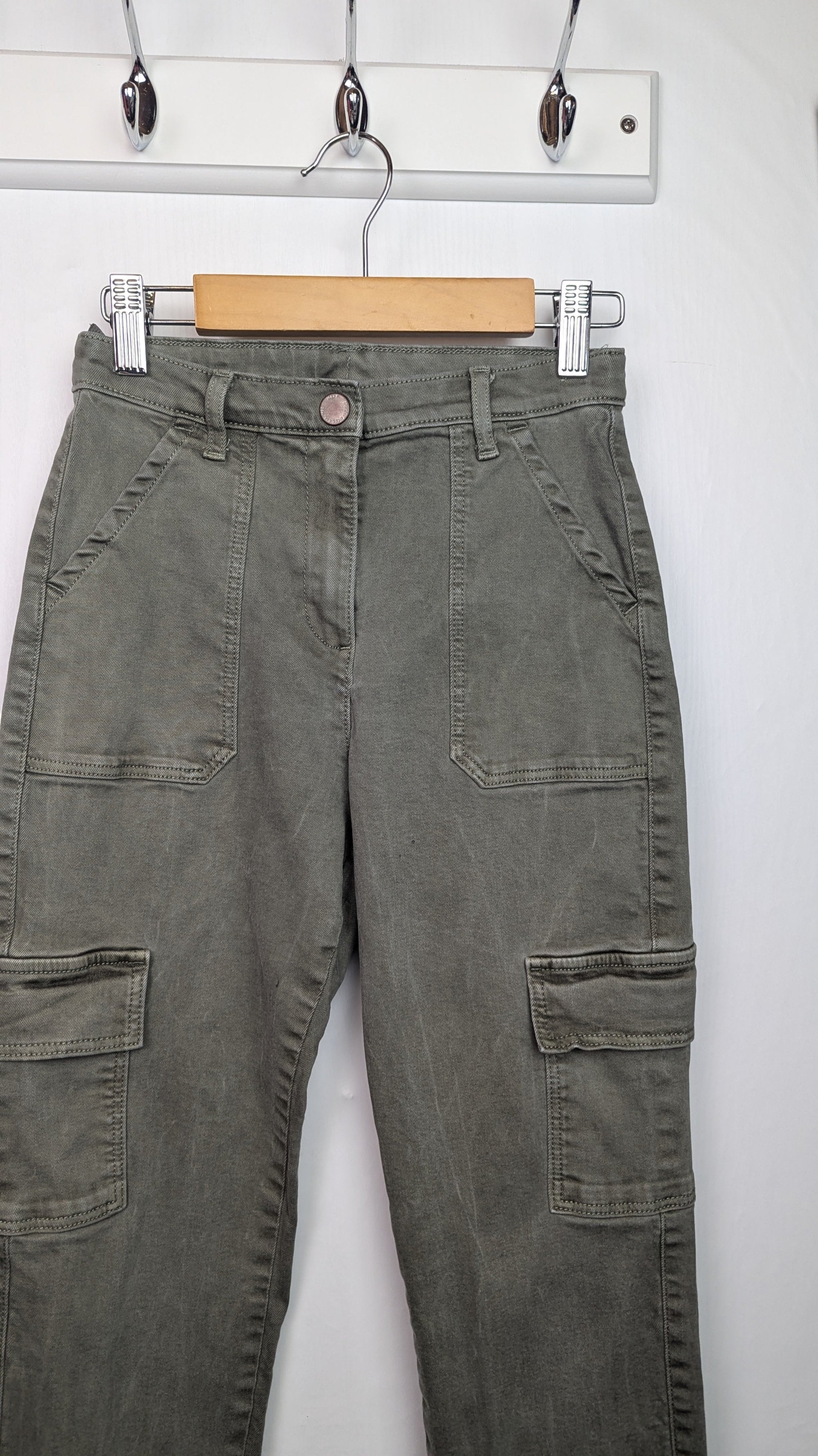 Next Green Straight Denim Jeans - Unisex 11 Years - Little Ones Preloved. Second Hand Children's & Preloved Baby, Kids, Girls & Boys Clothes. UK online
