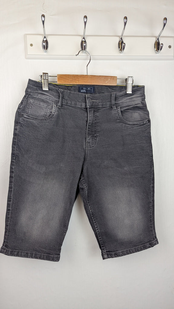 Next Grey Denim Shorts - Boys 15 Years Little Ones Preloved Used, Preloved, Preworn Baby, Girls & Boys Clothes. Kids & Children's second hand Clothing UK Online. Cheap affordable. Brands including Next, Joules, Nutmeg Morrisons, TU, F&F, H&M.