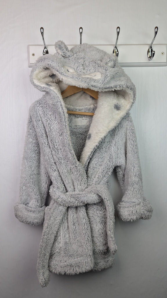 Next Grey Fox Dressing Gown - Unisex 2-3 Years Little Ones Preloved Used, Preloved, Preworn & Second Hand Baby, Kids & Children's Clothing UK Online. Cheap affordable. Brands including Next, Joules, Nutmeg Morrisons, TU, F&F, H&M.