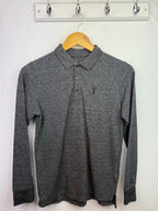Next Grey Long Sleeve Polo Shirt - Boys 12 Years - Little Ones Preloved. Second Hand Children's & Preloved Baby, Kids, Girls & Boys Clothes. UK online