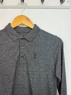 Next Grey Long Sleeve Polo Shirt - Boys 12 Years - Little Ones Preloved. Second Hand Children's & Preloved Baby, Kids, Girls & Boys Clothes. UK online