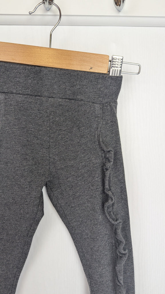 Next Grey Ruffle Leggings - Girls 3 Years Little Ones Preloved Used, Preloved, Preworn & Second Hand Baby, Kids & Children's Clothing UK Online. Cheap affordable. Brands including Next, Joules, Nutmeg Morrisons, TU, F&F, H&M.