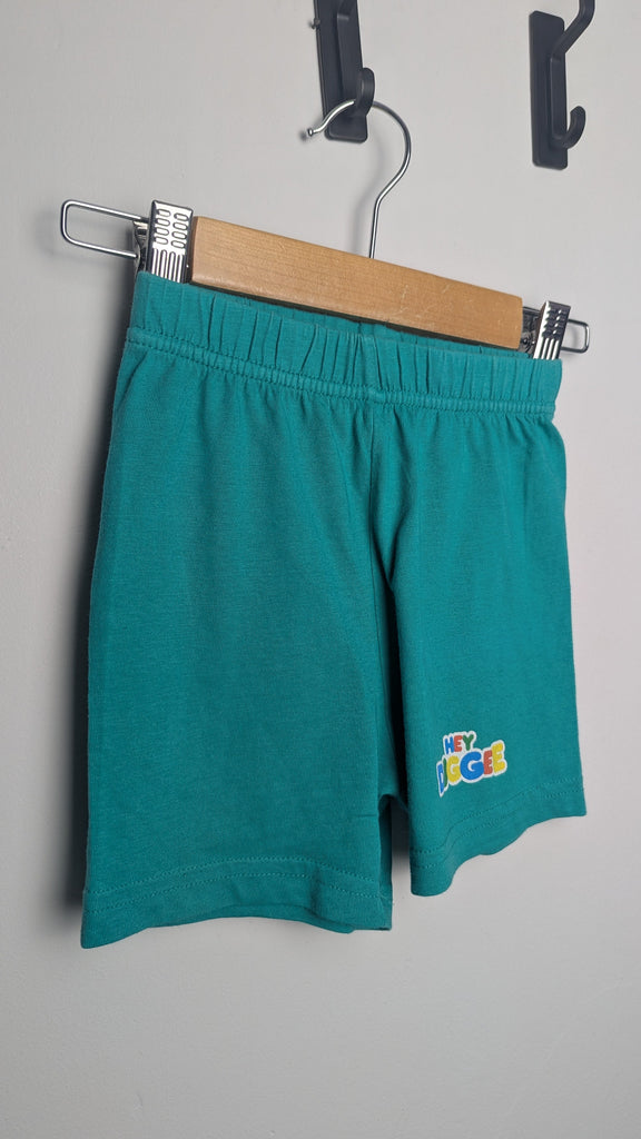 Next Hey Duggee Green Shorts - Boys 18-24 Months Little Ones Preloved Used, Preloved, Preworn & Second Hand Baby, Kids & Children's Clothing UK Online. Cheap affordable. Brands including Next, Joules, Nutmeg Morrisons, TU, F&F, H&M.