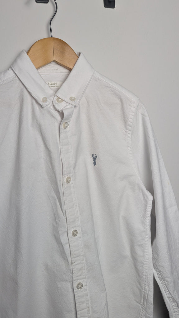 Next Long Sleeve White Shirt - Boys 9 Years Little Ones Preloved Used, Preloved, Preworn & Second Hand Baby, Kids & Children's Clothing UK Online. Cheap affordable. Brands including Next, Joules, Nutmeg Morrisons, TU, F&F, H&M.