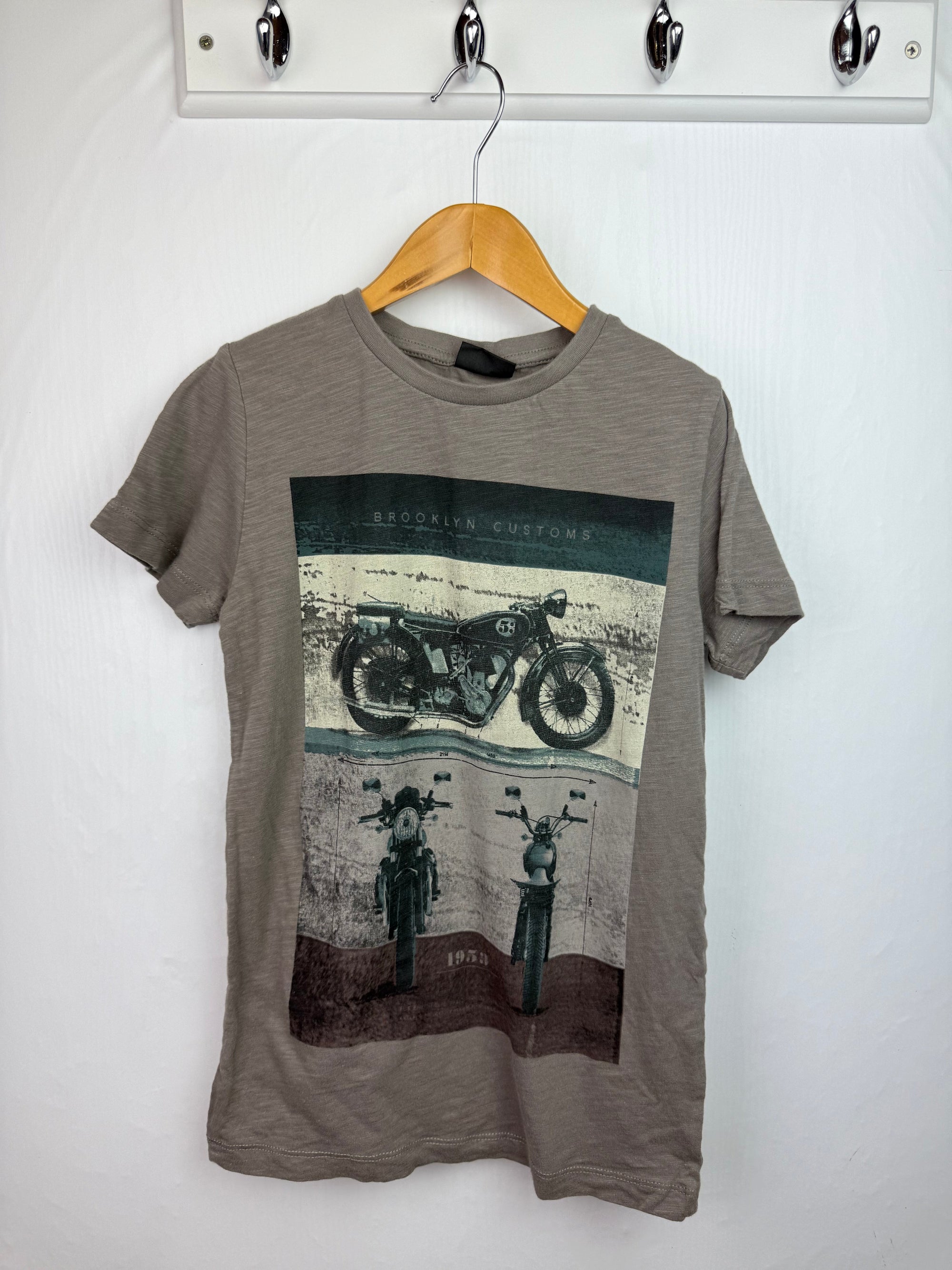 Next Motorbike Short Sleeve Top - Boys 8 Years - Little Ones Preloved. Second Hand Children's & Preloved Baby, Kids, Girls & Boys Clothes. UK online