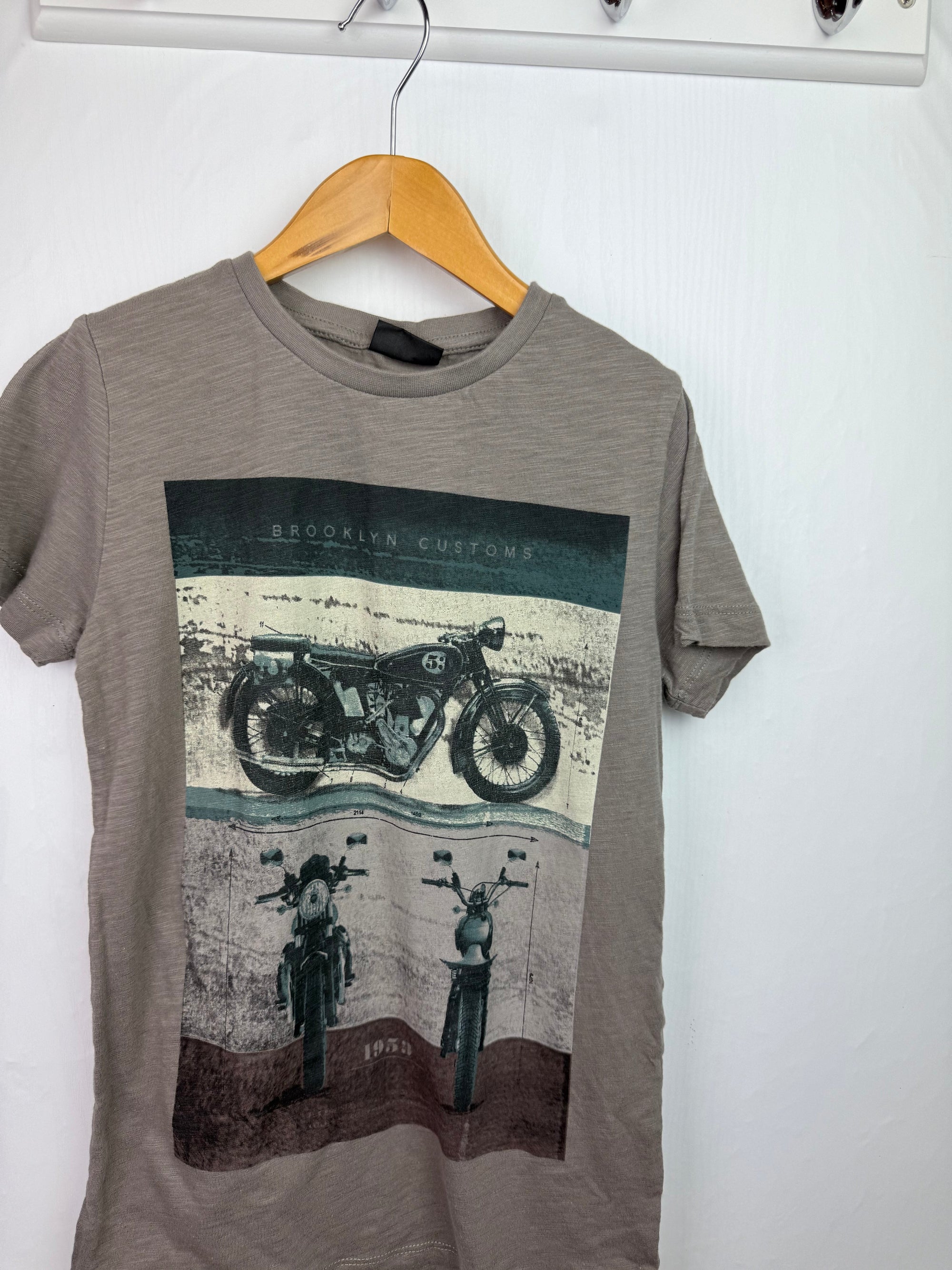 Next Motorbike Short Sleeve Top - Boys 8 Years - Little Ones Preloved. Second Hand Children's & Preloved Baby, Kids, Girls & Boys Clothes. UK online