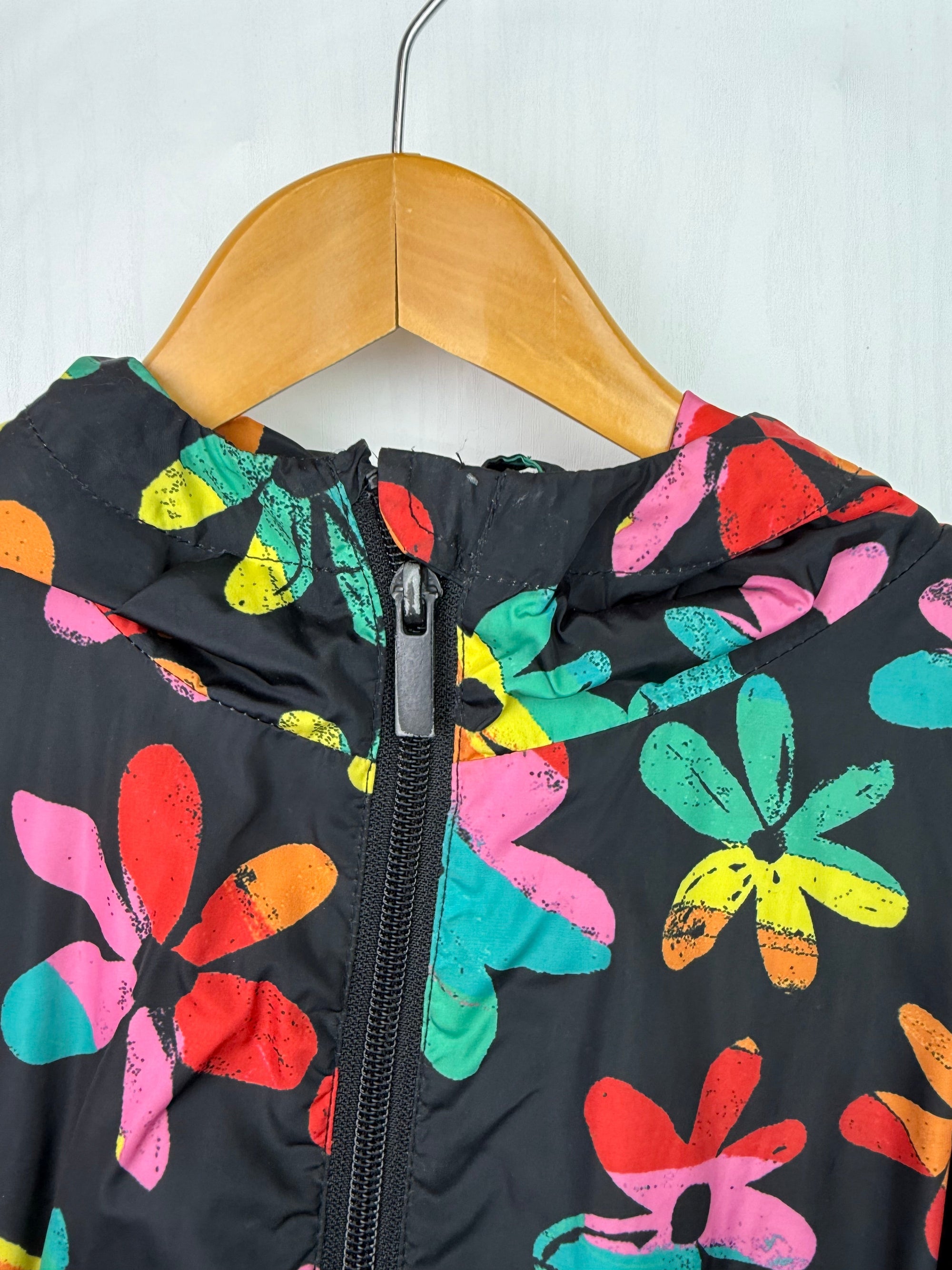 Next Multi Floral Rain Coat - Girls 7 Years - Little Ones Preloved. Second Hand Children's & Preloved Baby, Kids, Girls & Boys Clothes. UK online