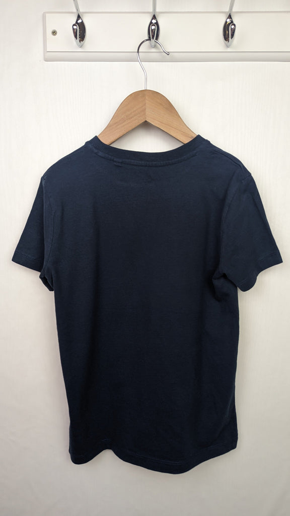 Next Navy Blue Short Sleeve T-shirt - Boys 7 Years Next Used, Preloved, Preworn & Second Hand Baby, Kids & Children's Clothing UK Online. Cheap affordable. Brands including Next, Joules, Nutmeg Morrisons, TU, F&F, H&M.