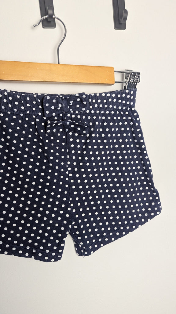 Next Navy Spot Shorts - Girls 4-5 Years Little Ones Preloved Used, Preloved, Preworn & Second Hand Baby, Kids & Children's Clothing UK Online. Cheap affordable. Brands including Next, Joules, Nutmeg Morrisons, TU, F&F, H&M.