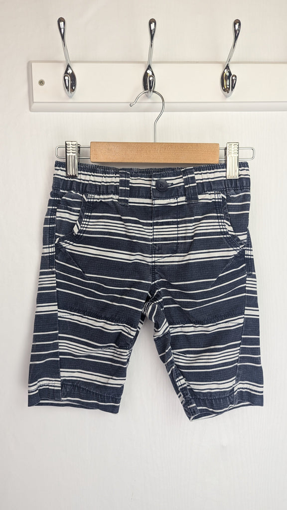 Next Navy Striped Shorts - Boys 4 Years Next Used, Preloved, Preworn & Second Hand Baby, Kids & Children's Clothing UK Online. Cheap affordable. Brands including Next, Joules, Nutmeg Morrisons, TU, F&F, H&M.