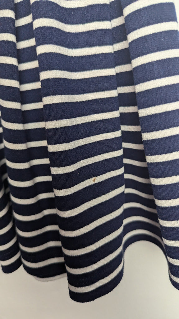 Next Navy & White Striped Dress - Girls 2-3 Years Little Ones Preloved Used, Preloved, Preworn & Second Hand Baby, Kids & Children's Clothing UK Online. Cheap affordable. Brands including Next, Joules, Nutmeg Morrisons, TU, F&F, H&M.