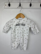 Next 'Not Tired' Romper - Unisex Newborn - Little Ones Preloved. Second Hand Children's & Preloved Baby, Kids, Girls & Boys Clothes. UK online