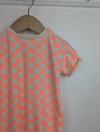 Next Orange Checked Romper - Boys 9 - 12 Months - Little Ones Preloved. Second Hand Children's & Preloved Baby, Kids, Girls & Boys Clothes. UK online
