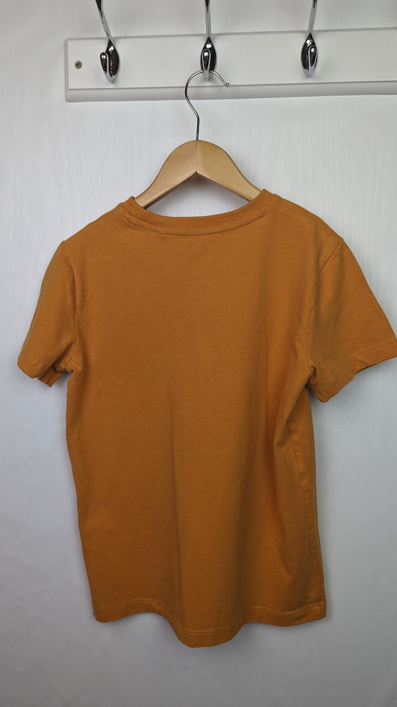 NEXT Orange Short Sleeve T-shirt - 7 Years Next Used, Preloved, Preworn & Second Hand Baby, Kids & Children's Clothing UK Online. Cheap affordable. Brands including Next, Joules, Nutmeg Morrisons, TU, F&F, H&M.