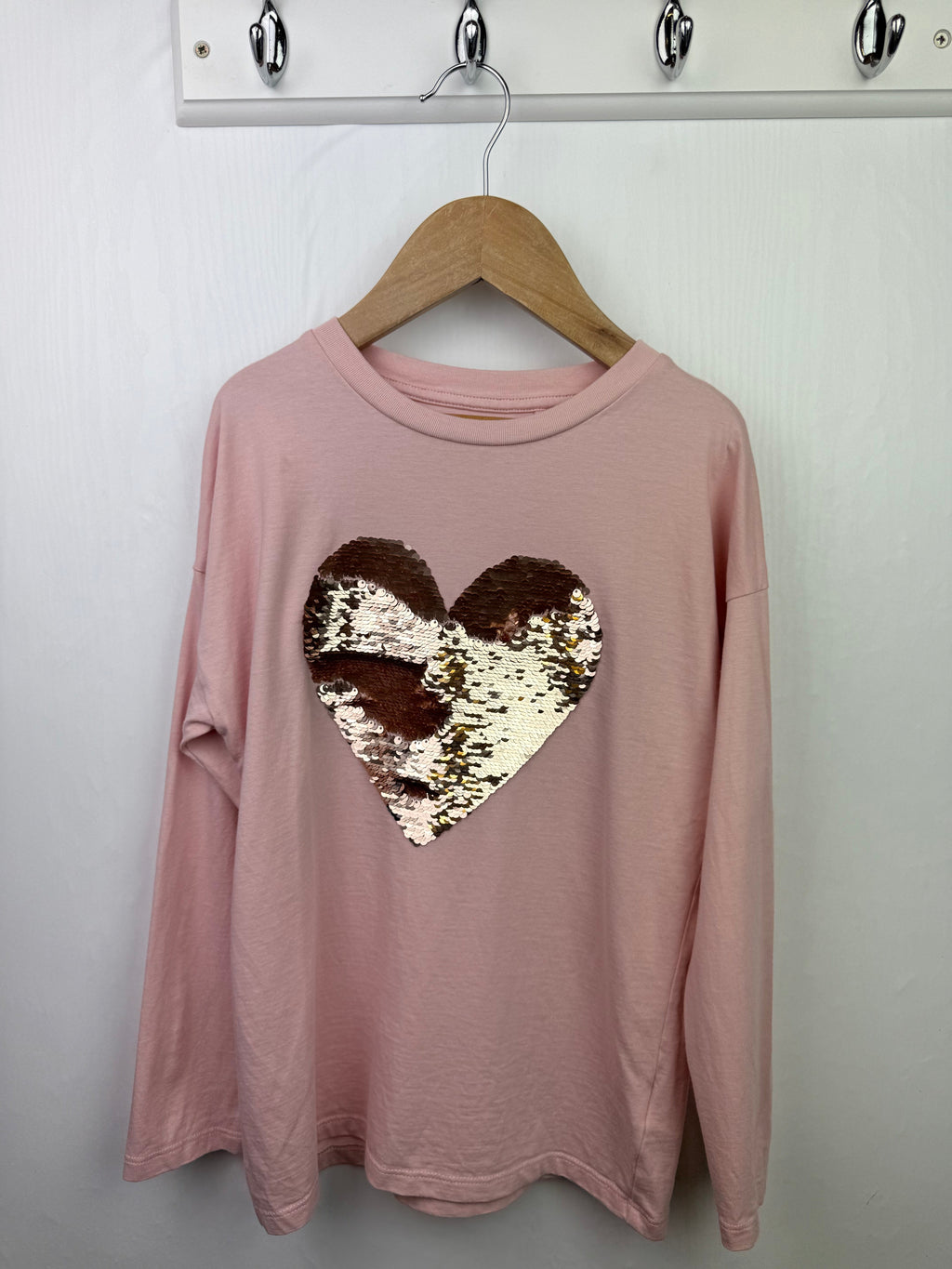 Next Pink Changing Sequins Top - Girls 8 Years - Little Ones Preloved. Second Hand Children's & Preloved Baby, Kids, Girls & Boys Clothes. UK online