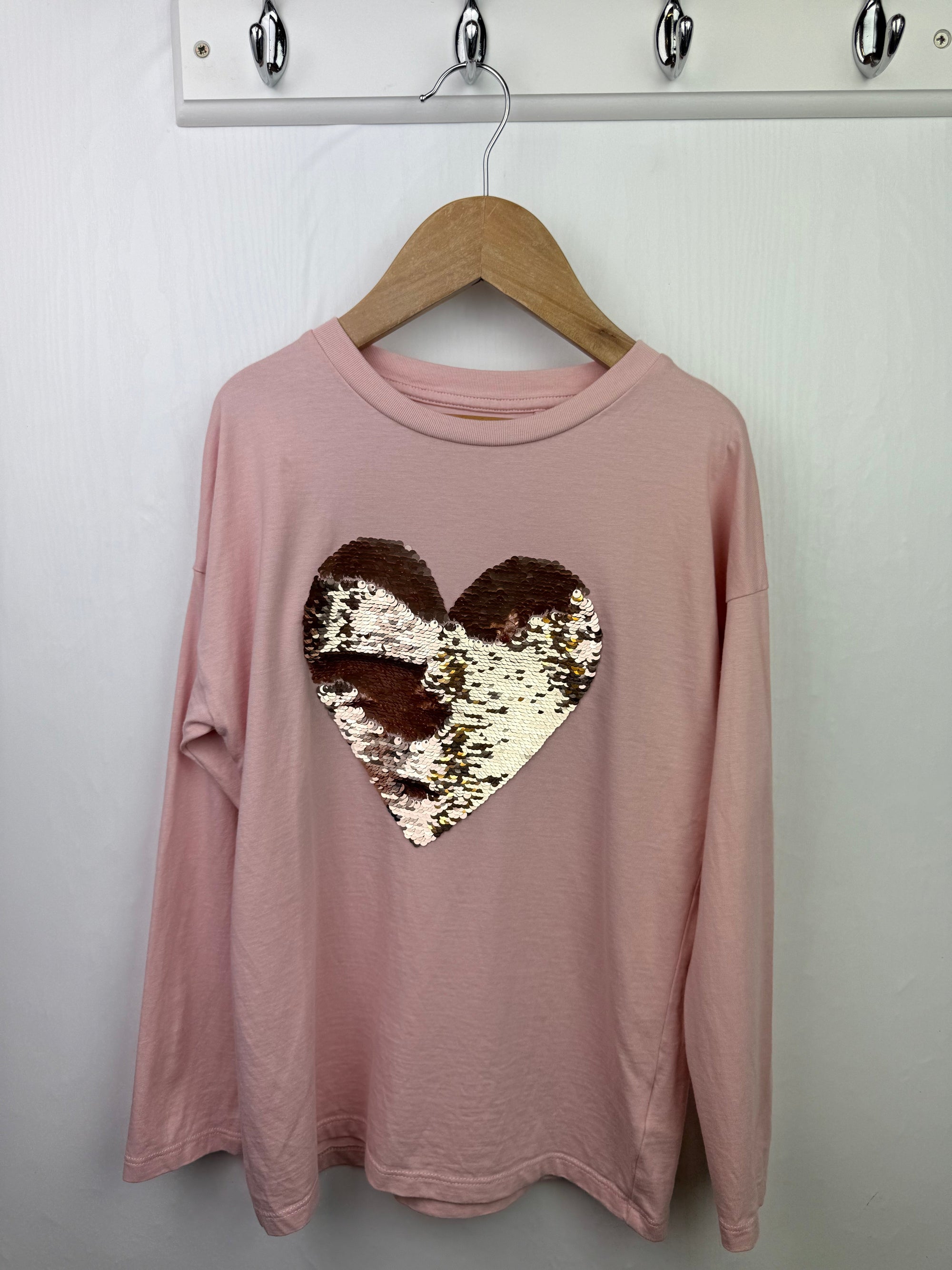 Next Pink Changing Sequins Top - Girls 8 Years - Little Ones Preloved. Second Hand Children's & Preloved Baby, Kids, Girls & Boys Clothes. UK online