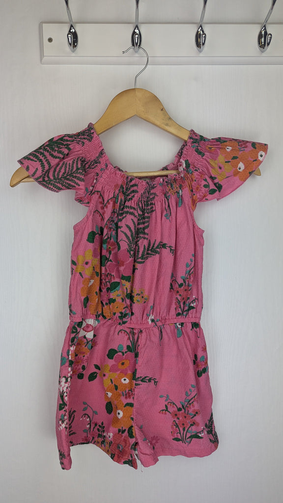 Next Pink Floral Playsuit - Girls 6 Years Next Used, Preloved, Preworn & Second Hand Baby, Kids & Children's Clothing UK Online. Cheap affordable. Brands including Next, Joules, Nutmeg Morrisons, TU, F&F, H&M.