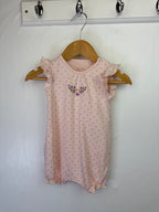 Next Pink Floral Romper - Baby Girls 0 - 3 Months - Little Ones Preloved. Second Hand Children's & Preloved Baby, Kids, Girls & Boys Clothes. UK online