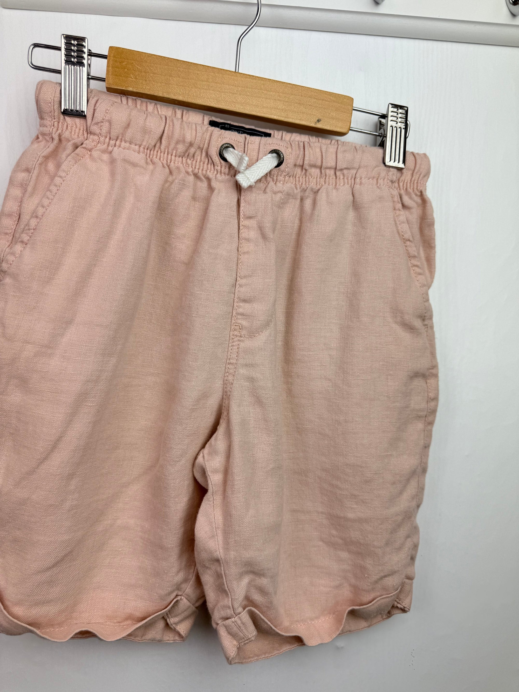 Next Pink Linen Shorts - Boys 9 Years - Little Ones Preloved. Second Hand Children's & Preloved Baby, Kids, Girls & Boys Clothes. UK online