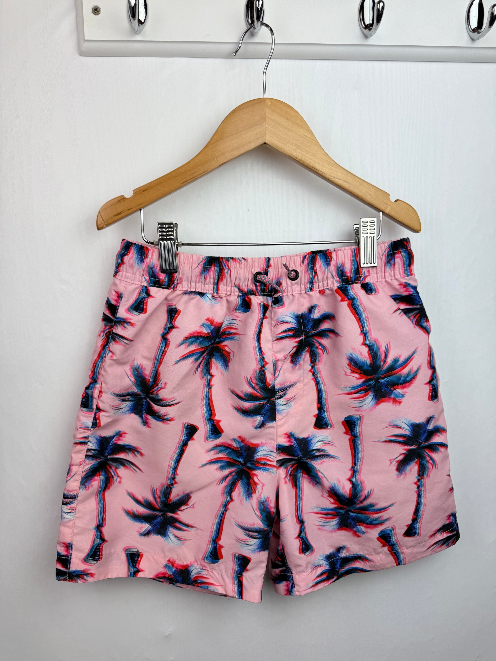 Next Pink Palm Trees Swim Shorts - Boys 9 Years - Little Ones Preloved. Second Hand Children's & Preloved Baby, Kids, Girls & Boys Clothes. UK online
