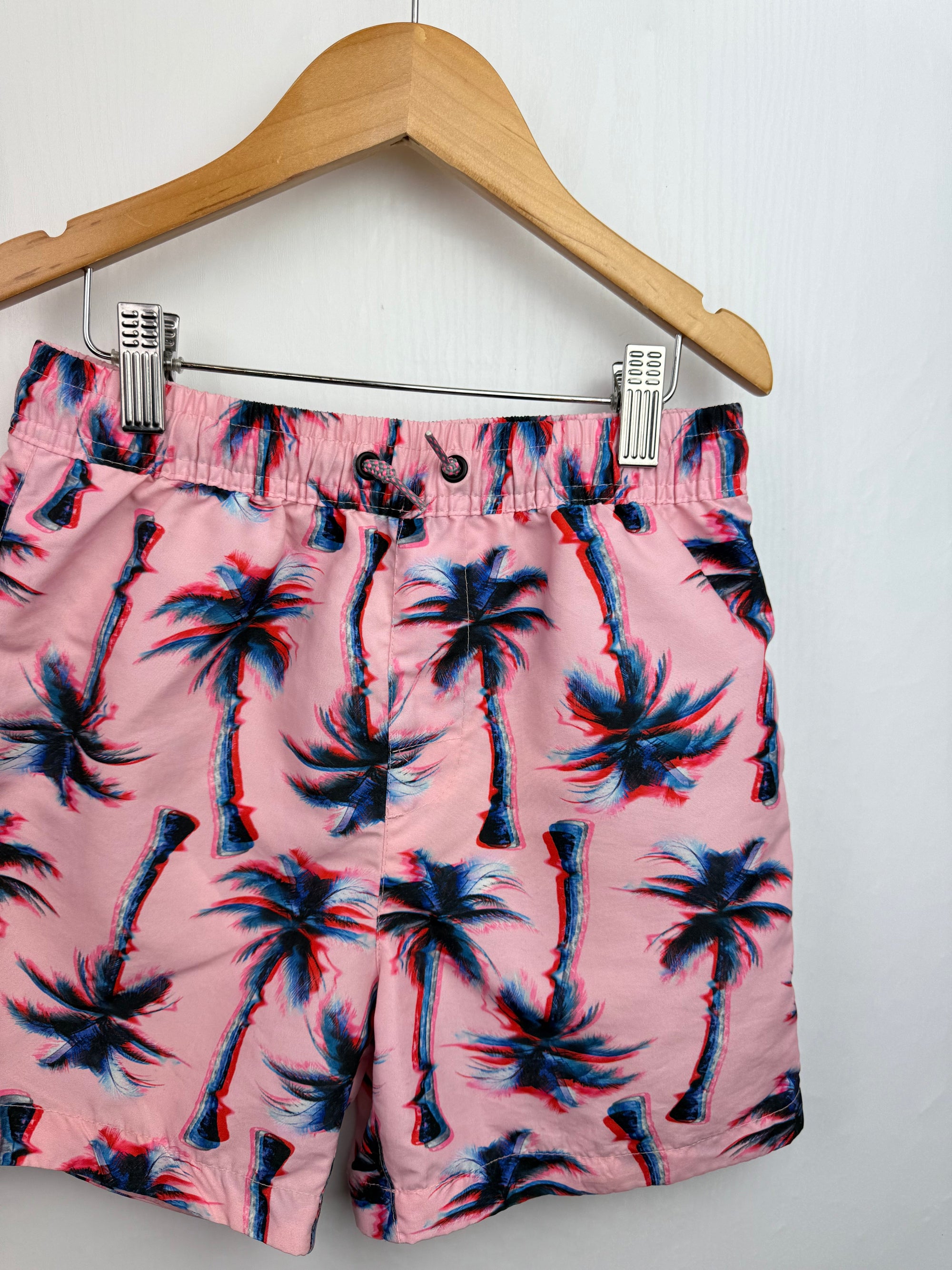 Next Pink Palm Trees Swim Shorts - Boys 9 Years - Little Ones Preloved. Second Hand Children's & Preloved Baby, Kids, Girls & Boys Clothes. UK online