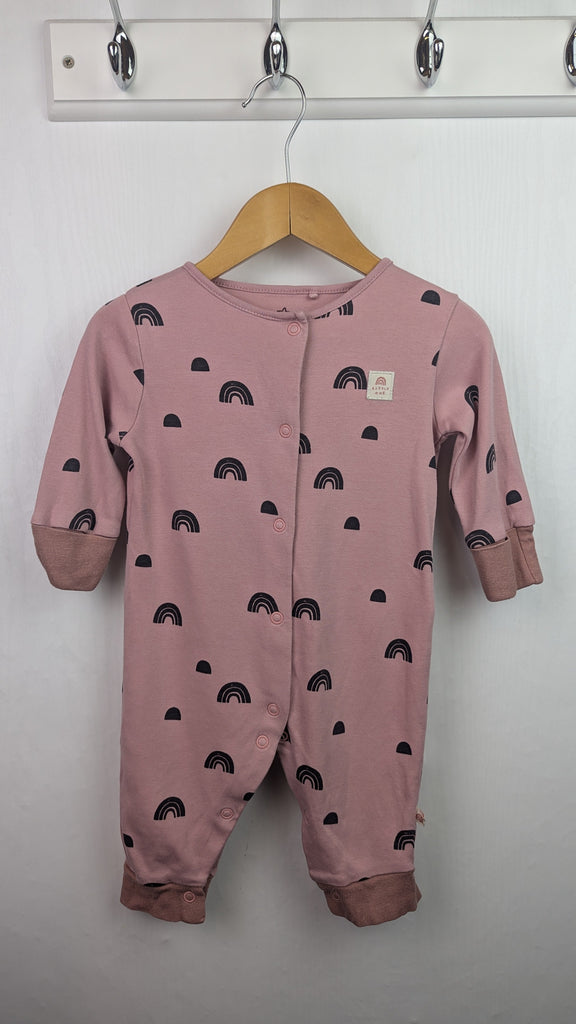 Next Pink Rainbow Romper - Girls 3-6 Months Little Ones Preloved Used, Preloved, Preworn & Second Hand Baby, Kids & Children's Clothing UK Online. Cheap affordable. Brands including Next, Joules, Nutmeg Morrisons, TU, F&F, H&M.