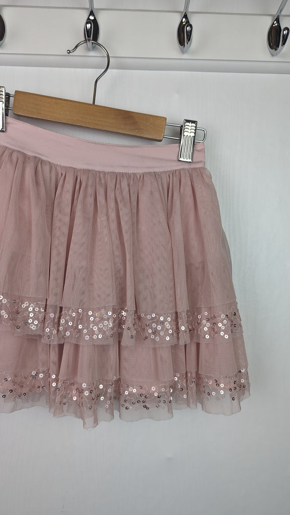 Next Pink Ruffle Sequin Skirt - Girls 6 Years Next Used, Preloved, Preworn & Second Hand Baby, Kids & Children's Clothing UK Online. Cheap affordable. Brands including Next, Joules, Nutmeg Morrisons, TU, F&F, H&M.