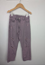 Next Purple Ripped Jeans - Girls 6 Years - Little Ones Preloved. Second Hand Children's & Preloved Baby, Kids, Girls & Boys Clothes. UK online
