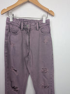 Next Purple Ripped Jeans - Girls 6 Years - Little Ones Preloved. Second Hand Children's & Preloved Baby, Kids, Girls & Boys Clothes. UK online