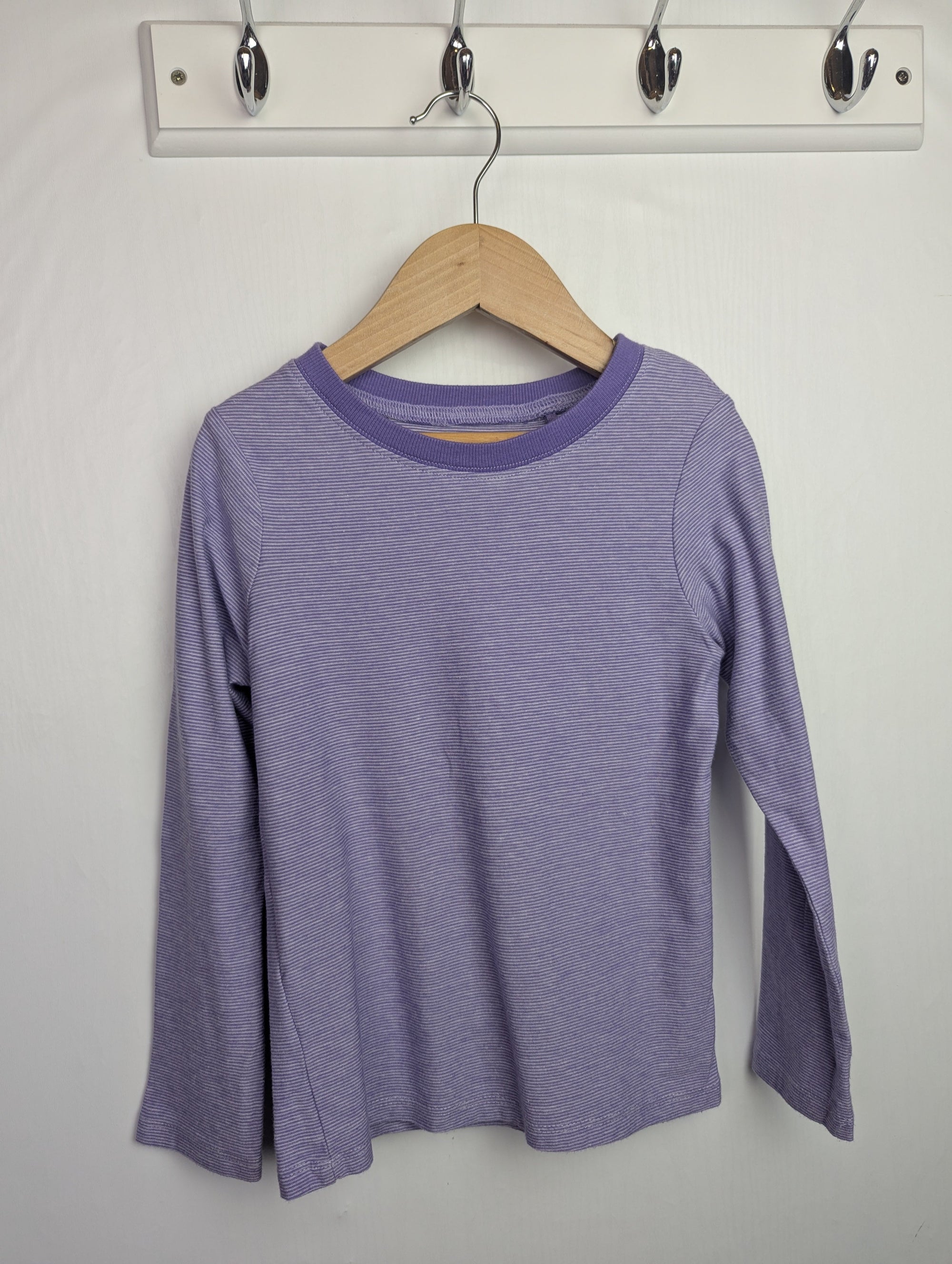 Next Purple Stripe Top - Girls 7 Years - Little Ones Preloved. Second Hand Children's & Preloved Baby, Kids, Girls & Boys Clothes. UK online
