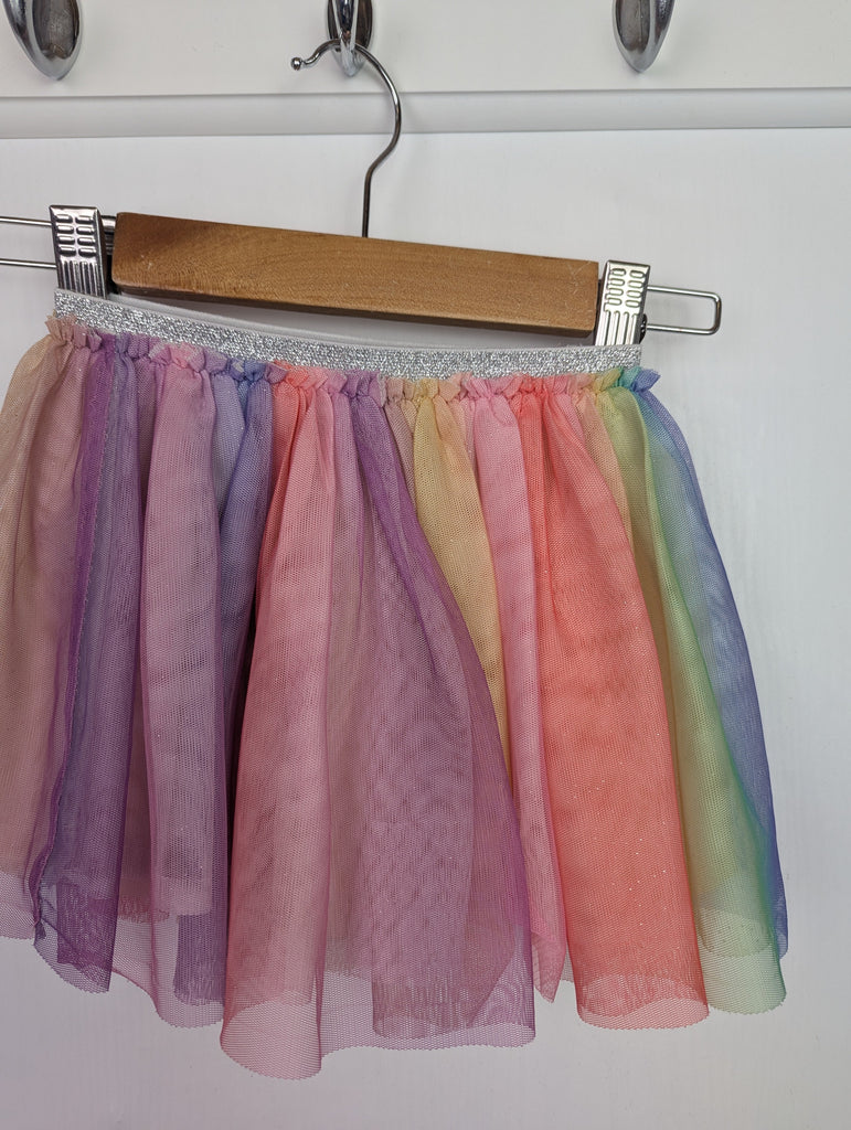 Next Rainbow Tutu Skirt - Girls 3-6 Months Little Ones Preloved Used, Preloved, Preworn Baby, Girls & Boys Clothes. Kids & Children's second hand Clothing UK Online. Cheap affordable. Brands including Next, Joules, Nutmeg Morrisons, TU, F&F, H&M.