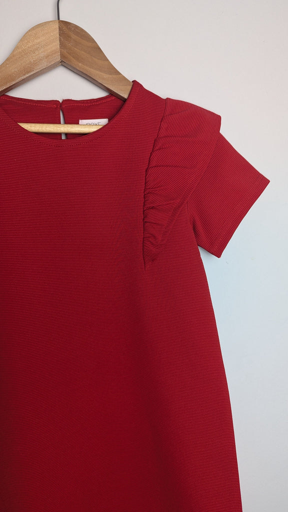 Next Red Ribbed Dress - Girls 9 Years Little Ones Preloved Used, Preloved, Preworn & Second Hand Baby, Kids & Children's Clothing UK Online. Cheap affordable. Brands including Next, Joules, Nutmeg Morrisons, TU, F&F, H&M.