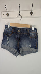 Next Ripped Denim Shorts - Girls 6 Years - Little Ones Preloved. Second Hand Children's & Preloved Baby, Kids, Girls & Boys Clothes. UK online
