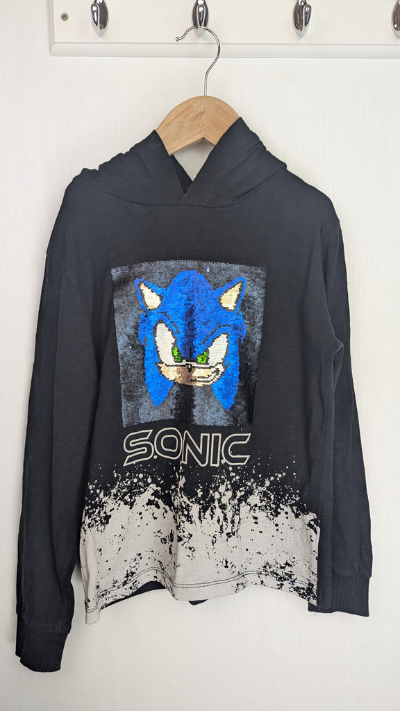 Next Sequin Sonic Long Sleeve Hooded Top - Boys 8 Years Next Used, Preloved, Preworn & Second Hand Baby, Kids & Children's Clothing UK Online. Cheap affordable. Brands including Next, Joules, Nutmeg Morrisons, TU, F&F, H&M.