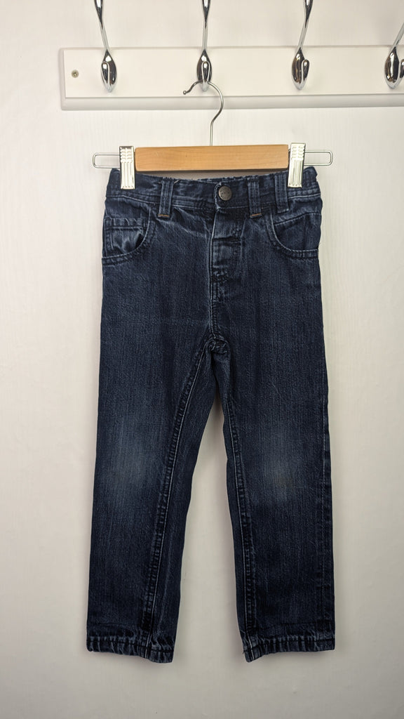 Next Straight Blue Jeans - Boys 3-4 Years Little Ones Preloved Used, Preloved, Preworn & Second Hand Baby, Kids & Children's Clothing UK Online. Cheap affordable. Brands including Next, Joules, Nutmeg Morrisons, TU, F&F, H&M.