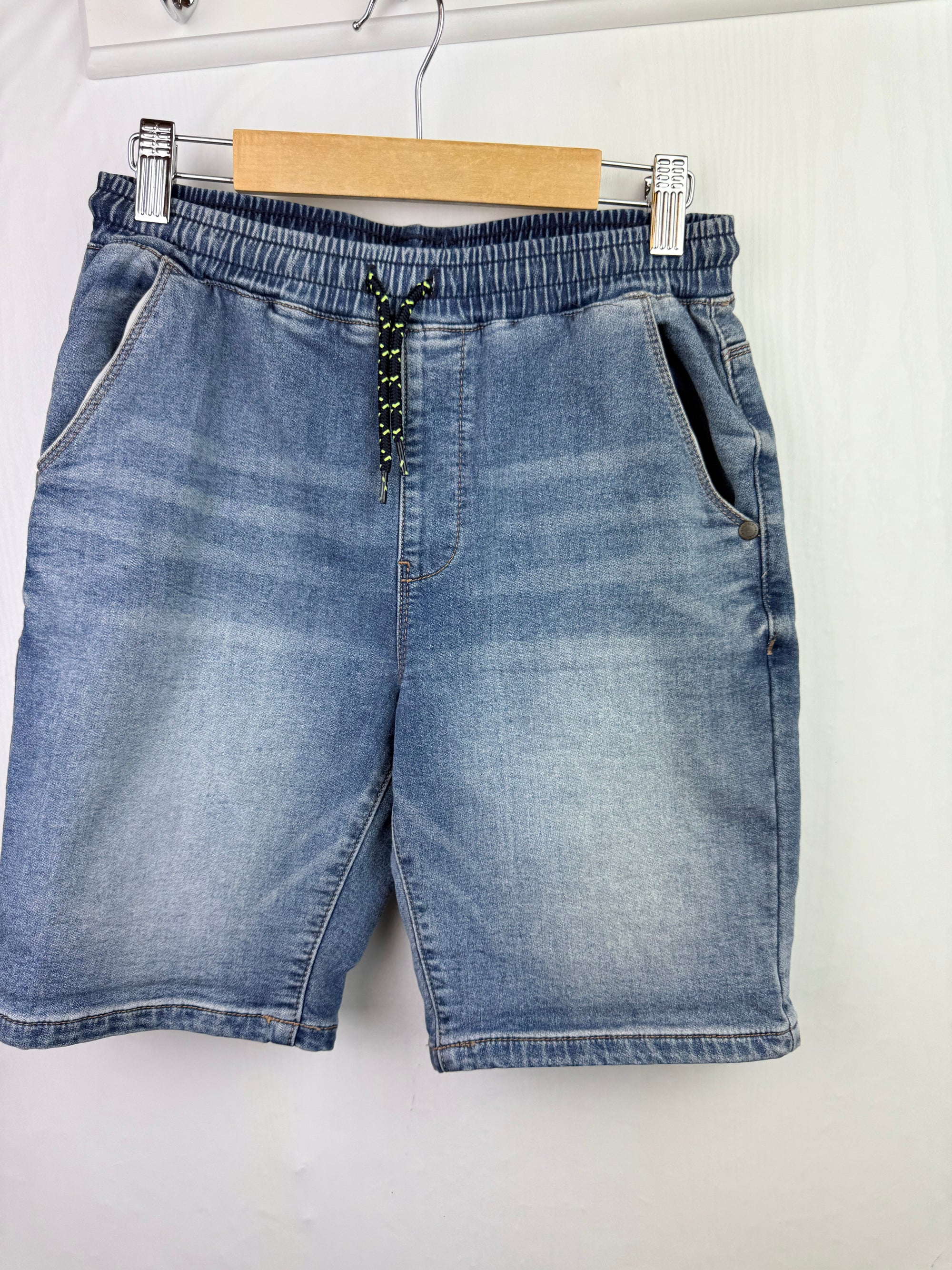 Next Stretchy Denim Shorts - Boys 11 Years - Little Ones Preloved. Second Hand Children's & Preloved Baby, Kids, Girls & Boys Clothes. UK online
