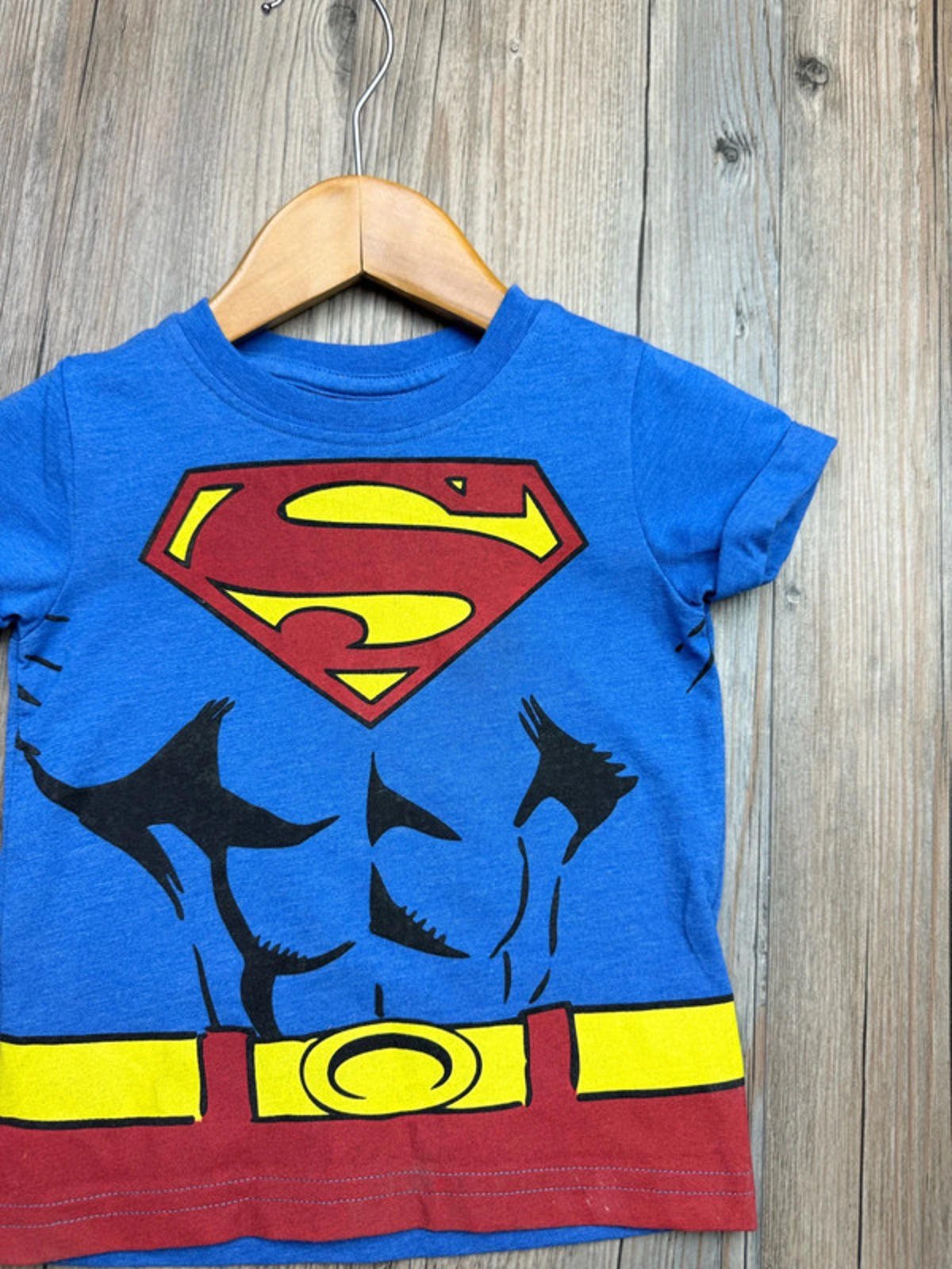Next Superman Top - Baby Boys 3 - 6 Months - Little Ones Preloved. Second Hand Children's & Preloved Baby, Kids, Girls & Boys Clothes. UK online