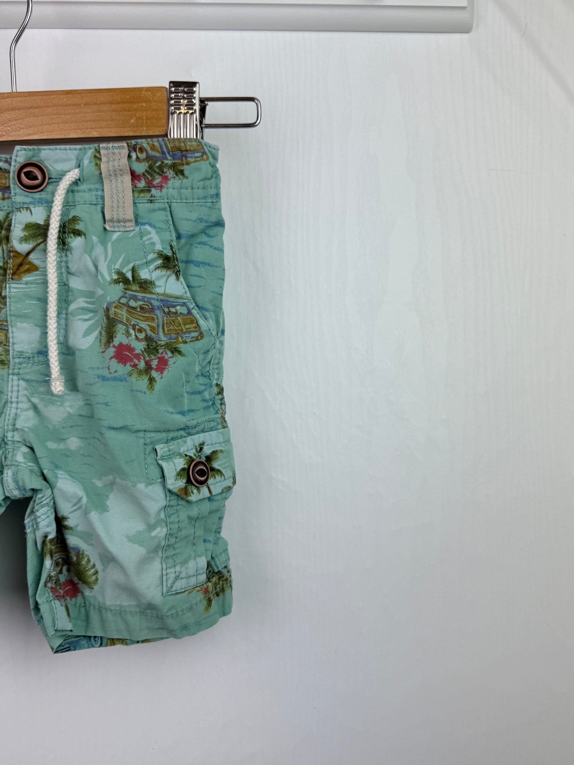 Next Tropical Cargo Shorts - Boys 9 - 12 Months - Little Ones Preloved. Second Hand Children's & Preloved Baby, Kids, Girls & Boys Clothes. UK online