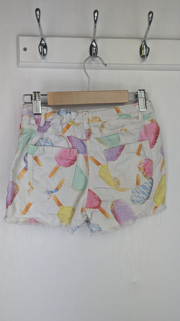 Next White Denim Lolly Pop Shorts - Girls 8 Years Next Used, Preloved, Preworn & Second Hand Baby, Kids & Children's Clothing UK Online. Cheap affordable. Brands including Next, Joules, Nutmeg Morrisons, TU, F&F, H&M.