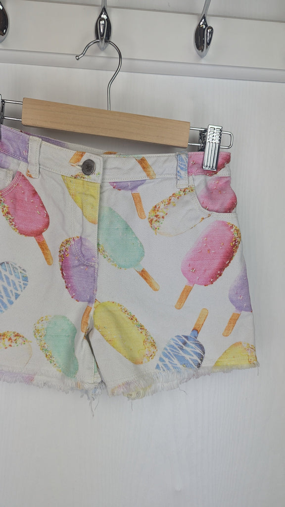 Next White Denim Lolly Pop Shorts - Girls 8 Years Next Used, Preloved, Preworn & Second Hand Baby, Kids & Children's Clothing UK Online. Cheap affordable. Brands including Next, Joules, Nutmeg Morrisons, TU, F&F, H&M.