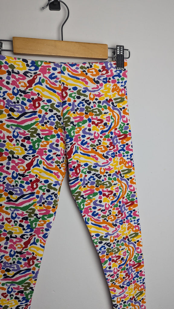 Next White & Multicoloured Leggings - Girls 8 Years Little Ones Preloved Used, Preloved, Preworn & Second Hand Baby, Kids & Children's Clothing UK Online. Cheap affordable. Brands including Next, Joules, Nutmeg Morrisons, TU, F&F, H&M.