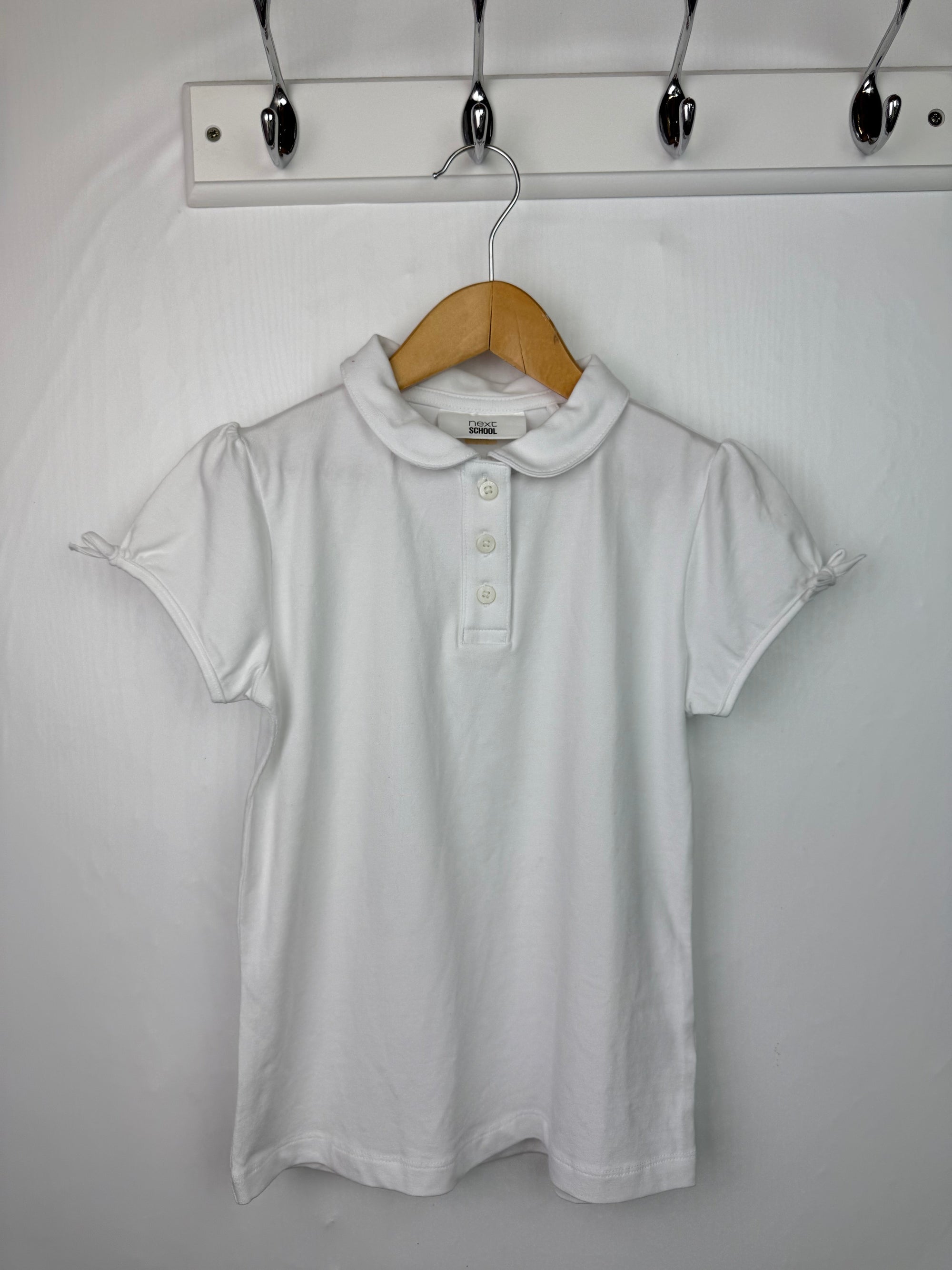 Next White School Shirt - Girls 6 Years - Little Ones Preloved. Second Hand Children's & Preloved Baby, Kids, Girls & Boys Clothes. UK online