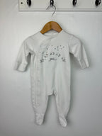 Next White Sheep Sleepsuit - Unisex 0 - 3 Months - Little Ones Preloved. Second Hand Children's & Preloved Baby, Kids, Girls & Boys Clothes. UK online