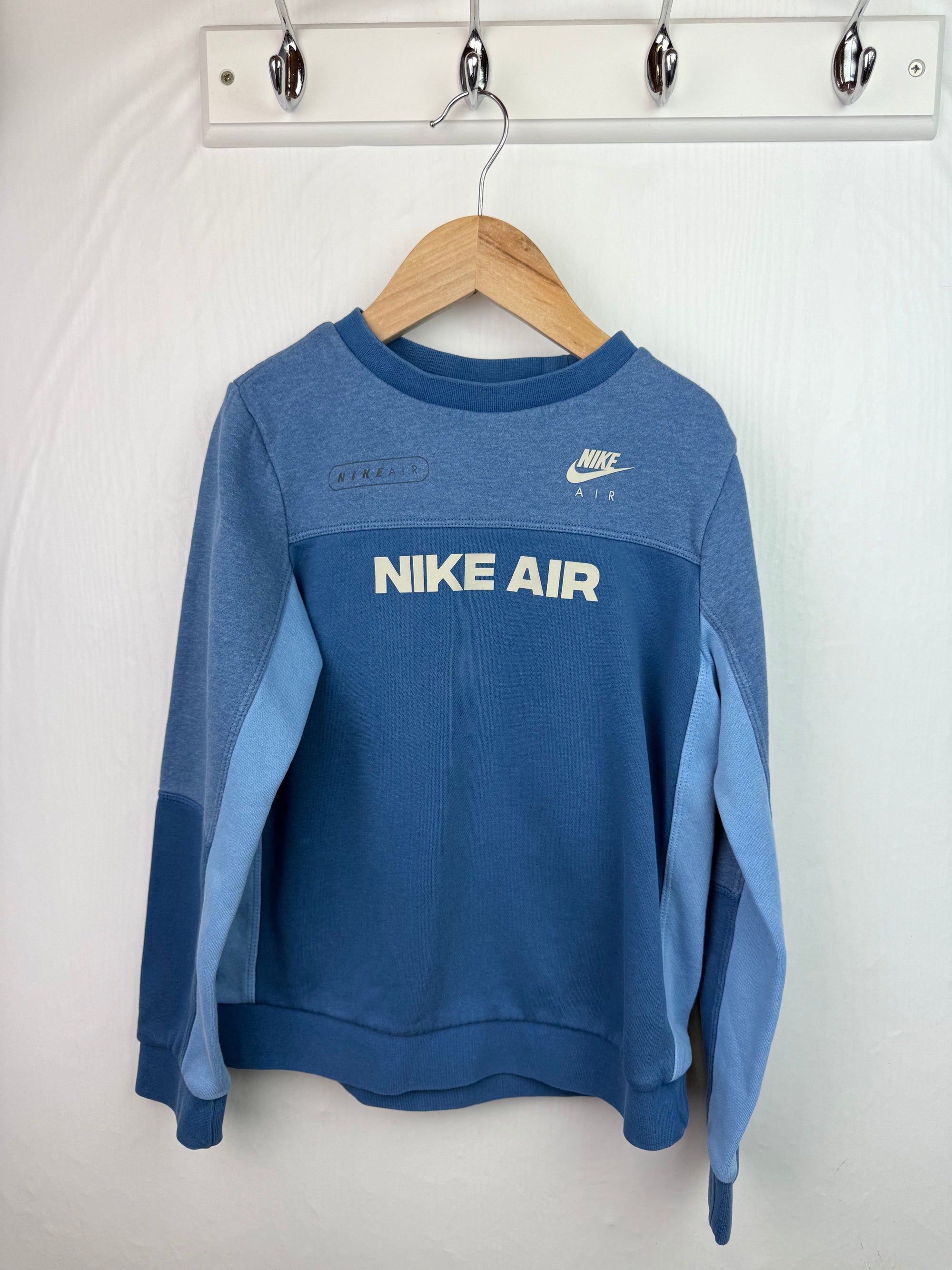 Nike Air Blue Jumper - Boys 8 - 9 Years - Little Ones Preloved. Second Hand Children's & Preloved Baby, Kids, Girls & Boys Clothes. UK online