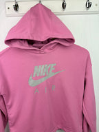 Nike Air Pink Cropped Hoodie - Girls 12 - 14 Years - Little Ones Preloved. Second Hand Children's & Preloved Baby, Kids, Girls & Boys Clothes. UK online