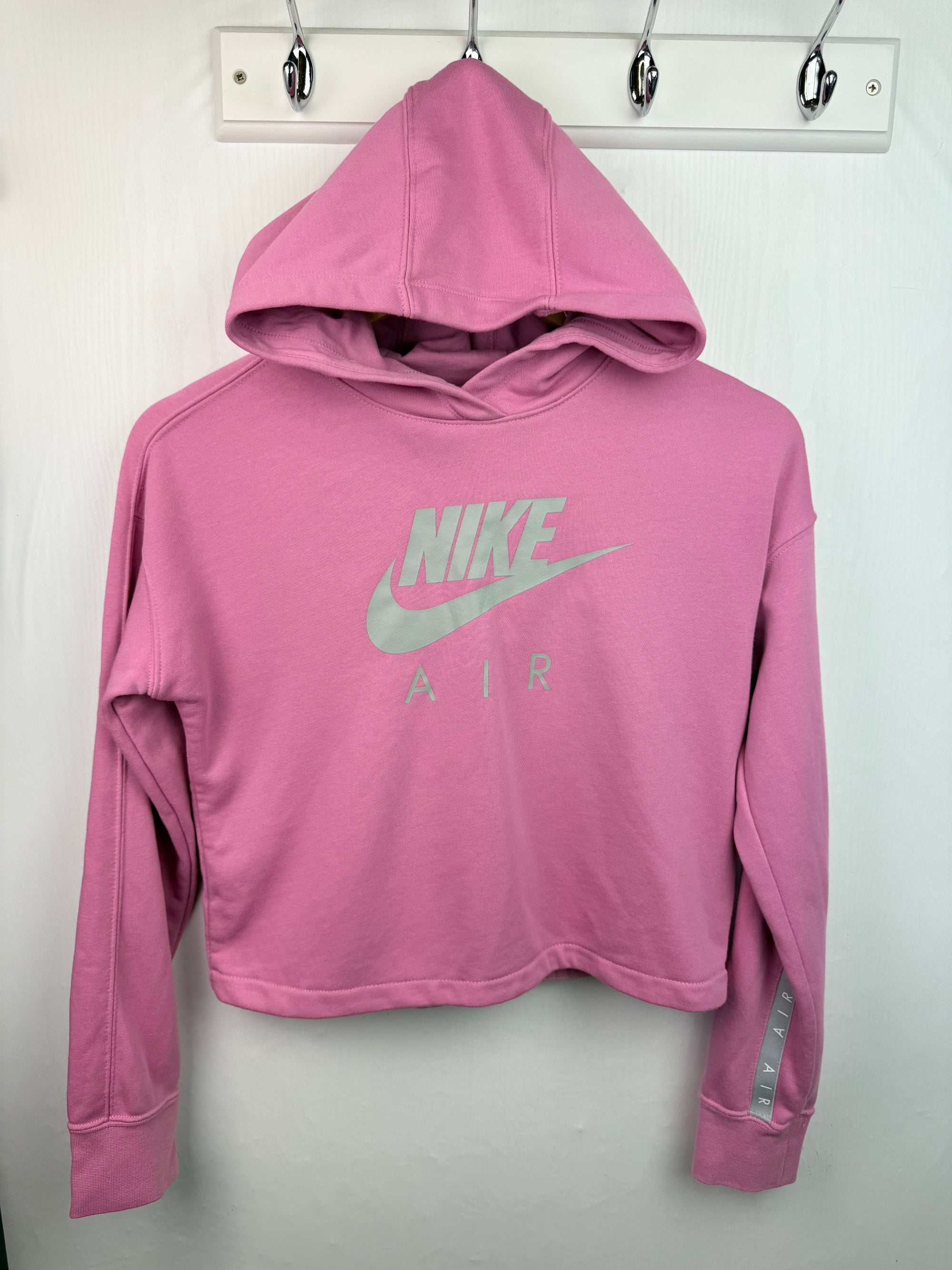 Nike Air Pink Cropped Hoodie - Girls 12 - 14 Years - Little Ones Preloved. Second Hand Children's & Preloved Baby, Kids, Girls & Boys Clothes. UK online