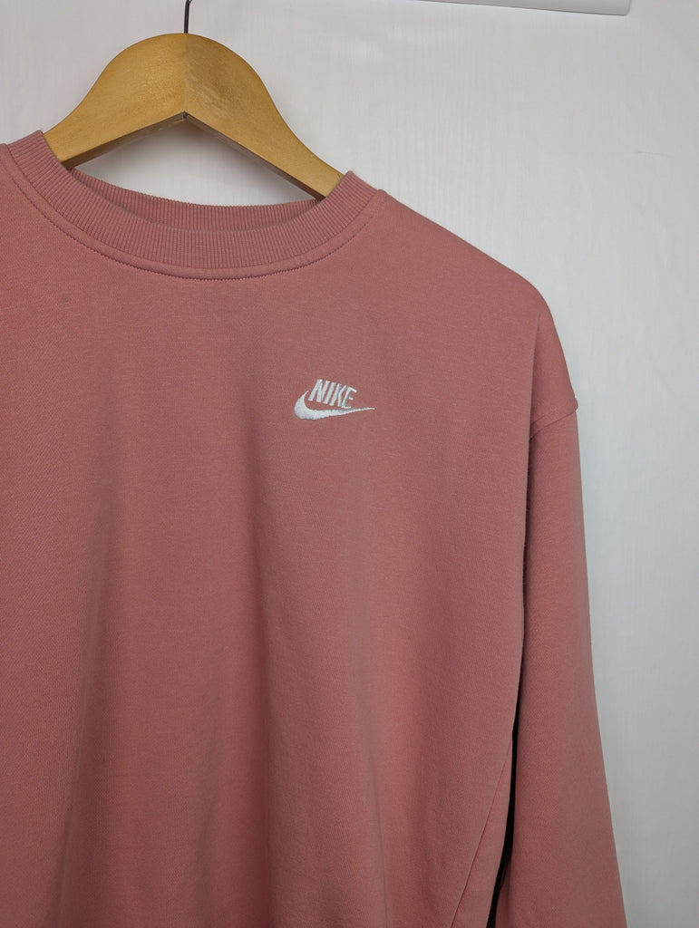 Nike Pink Sweater - Girls 14-16 Years Little Ones Preloved Used, Preloved, Preworn Baby, Girls & Boys Clothes. Kids & Children's second hand Clothing UK Online. Cheap affordable. Brands including Next, Joules, Nutmeg Morrisons, TU, F&F, H&M.