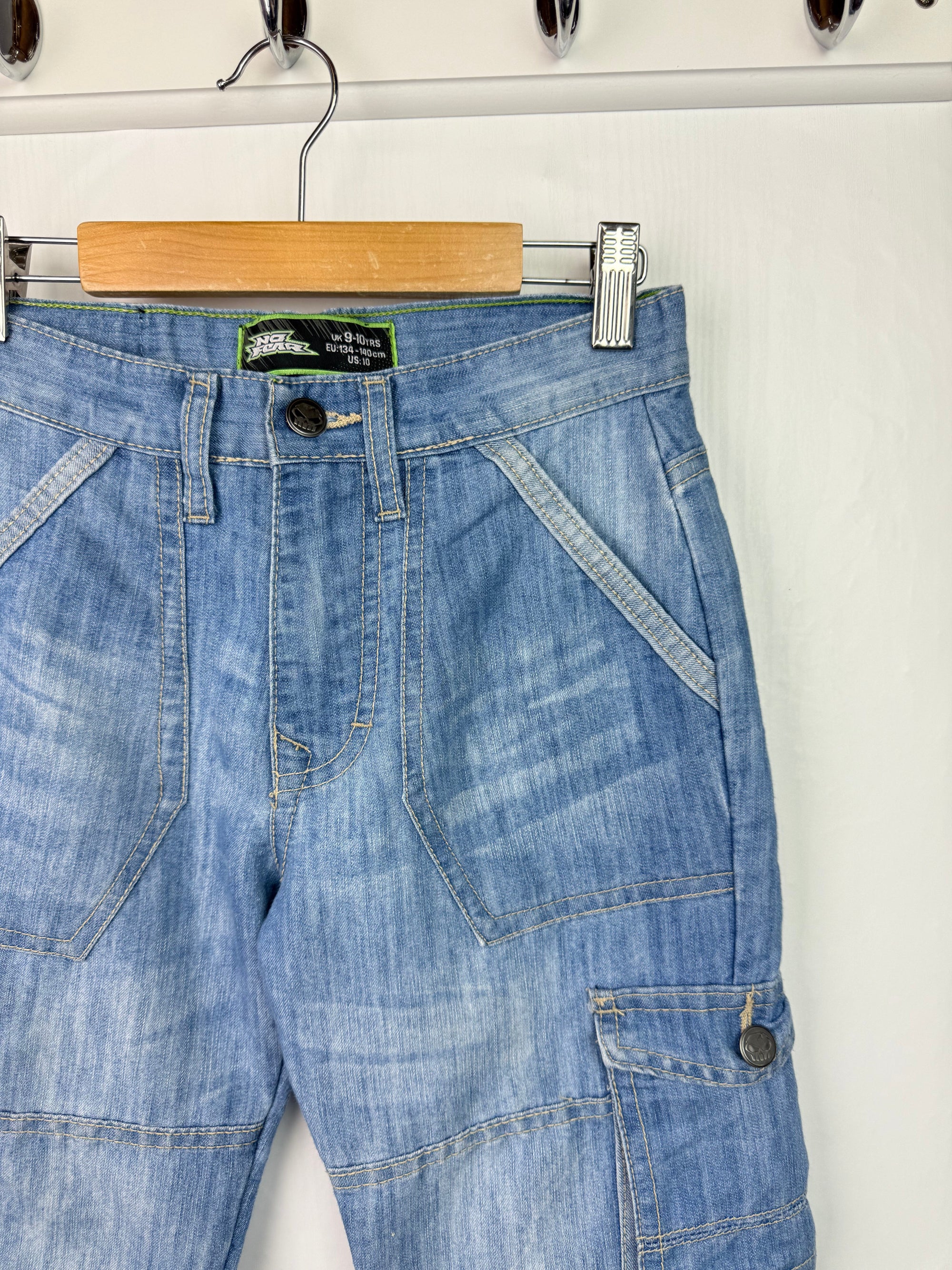 No Fear Denim Cropped Jeans - Boys 9 - 10 Years - Little Ones Preloved. Second Hand Children's & Preloved Baby, Kids, Girls & Boys Clothes. UK online