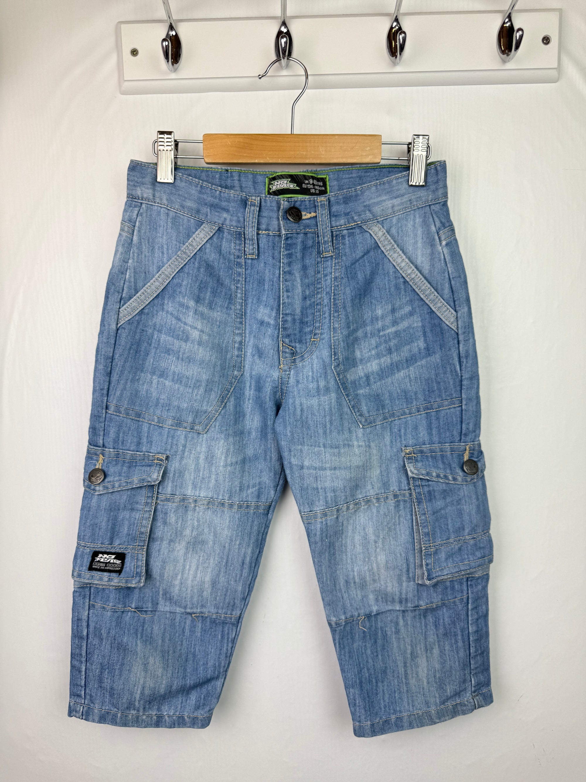 No Fear Denim Cropped Jeans - Boys 9 - 10 Years - Little Ones Preloved. Second Hand Children's & Preloved Baby, Kids, Girls & Boys Clothes. UK online